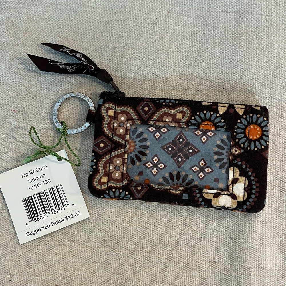 NWT - Vera Bradley - Retired Pattern “Canyon” ZIP ID Case - Picture 2 of 5